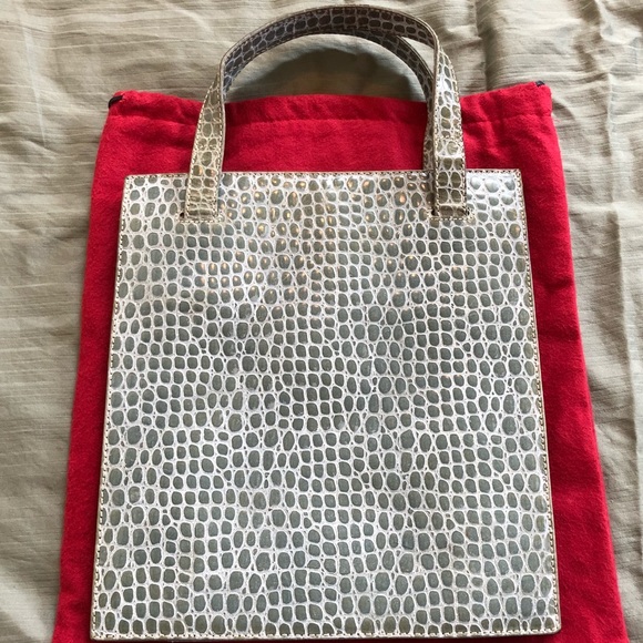 Vintage 70’s Mario Valentino Croc Hand Bag - Picture 8 of 16